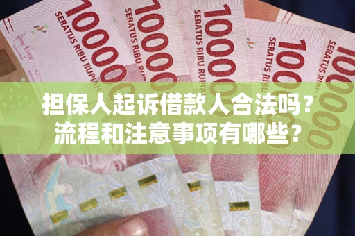 济南担保人起诉借款人合法吗？流程和注意事项有哪些？