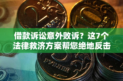 济南借款诉讼意外败诉？这7个法律救济方案帮您绝地反击！