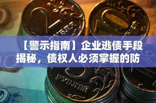 济南【警示指南】企业逃债手段揭秘，债权人必须掌握的防坑宝典